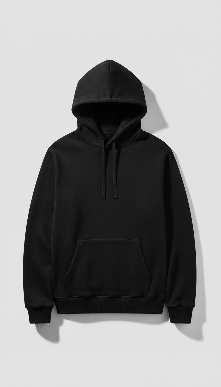 Obsidian Black Court Hoodie
